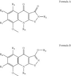 8-methoxy-9H-isothiazolo[5,4-B]quinoline-3,4-diones and related compounds as anti-infective agents