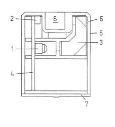 Sensor for monitoring a medium