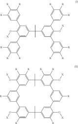 MOLECULAR GLASS PHOTORESISTS CONTAINING BISPHENOL A FRAMEWORK AND METHOD FOR PREPARING THE SAME AND USE THEREOF