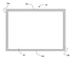 Bezel-free display device using directional backlighting