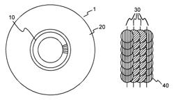 Method for producing a security mark on an optical data carrier