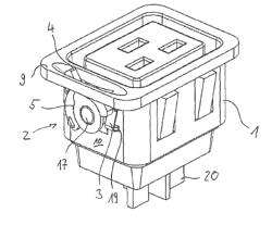 ELECTRICAL PLUG RETAINER OUTLET