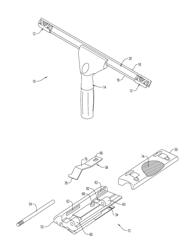 Surface cleaning tools having end caps