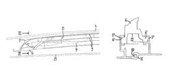 Drive mechanism and open roof construction provided therewith