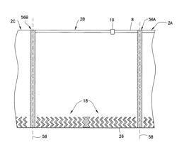 Compressible pouch with multiple collapsible channels across bottom