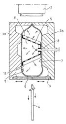 Method for producing an article from thermoplastic material