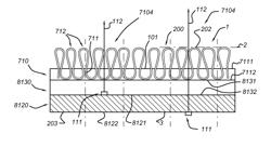 Carpet back lighting system with anti-slip coating