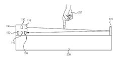 Camera module and optical touch screen using the same