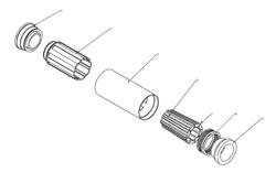 Shaft Bearing Support Assembly For Waterborne Equipment