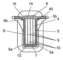 Partition plate securement for an ultrasonic flow meter