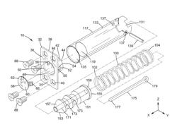 Fire bolt assembly for a door