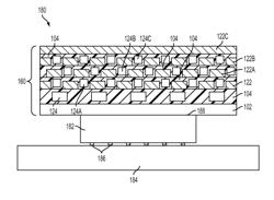 Semiconductor structures including fluidic microchannels for cooling and related methods