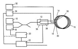 Fiber optic interferometer and method for determining physical state parameters in the interior of a fiber coil of a fiber optic interferometer