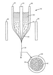 Holey optical fiber with random pattern of holes and method for making same