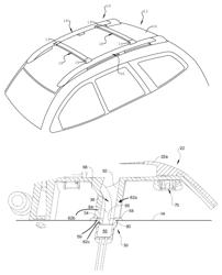 Illuminated vehicle article carrier