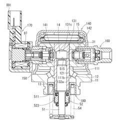 High pressure pump with pressurizing chamber enclosed within cylinder inserted into housing