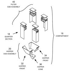 Modular pulse jet fabric filter