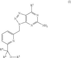 Triazolo [4, 5-D] pyramidine derivatives and their use as purine receptor antagonists