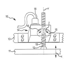 Non-contact sensor system and method for displacement determination