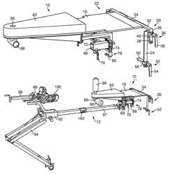 Adapter for connecting at least one accessory device to an operating table