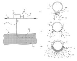 Retention device for retained substance and retention method