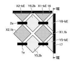 Capacitance type touch panel and display device