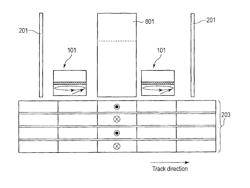 Three-dimensional magnetic recording and reproducing apparatus including a plurality of magnetic layers having different resonant frequencies