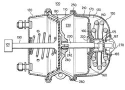 Parking brake piston for a parking brake chamber