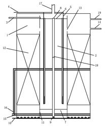 Contact reaction tower