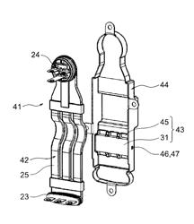 Conductive path structure and wire harness