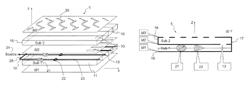 On-board directional flat-plate antenna, vehicle comprising such an antenna, and satellite telecommunication system comprising such a vehicle