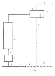 Process for recovering aliphatic monocarboxylic acids from distillation