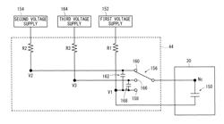 Solid-state image sensing device with a change-over switch