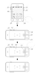 Selective locking method of information device having touch screen