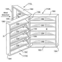 Vertical axis wind turbine with multiple flap vanes