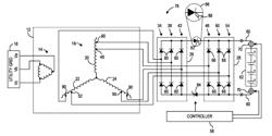 Transformer tap-changing circuit and method of making same