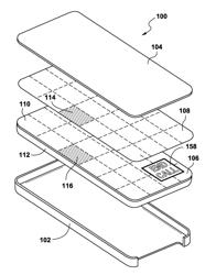 Devices with displays and related methods involving light sensing with photovoltaic arrays