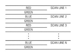 CAPTURING A SCAN LINE WITH TWO COLORS