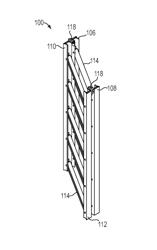 Self-locking bi-foldable load bearing segment