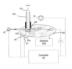 Growth tube microchip electrophoresis system for monitoring of aerosol composition