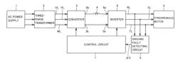 GROUND FAULT DETECTING CIRCUIT AND POWER CONVERTING DEVICE INCLUDING THE SAME