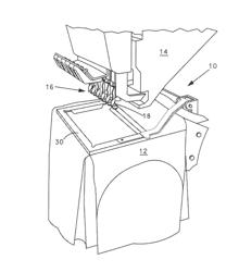 Clamp for embroidering thick fabrics