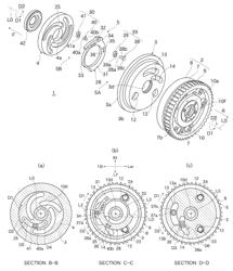 Phase varying apparatus for automobile engine