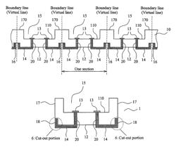 Package member assembly, method for manufacturing the package member assembly, package member, and method for manufacturing piezoelectric resonator device using the package member