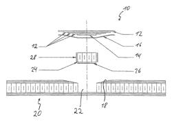 Monitoring device for repair patches, repair kit, and method for monitoring a repair patch