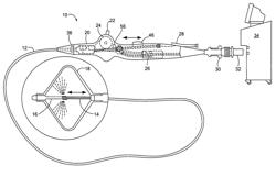 Shape modification system for a cooling chamber of a medical device