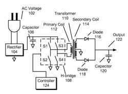 Controlling an adapter transformer voltage