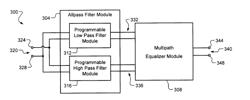 Multipath continuous time linear equalizer with allpass filter