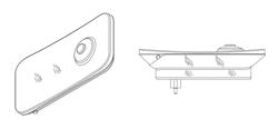 LED induction lamp assembly