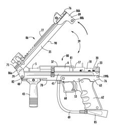 PAINTBALL MARKER WITH SECURE BARREL ENGAGEMENT